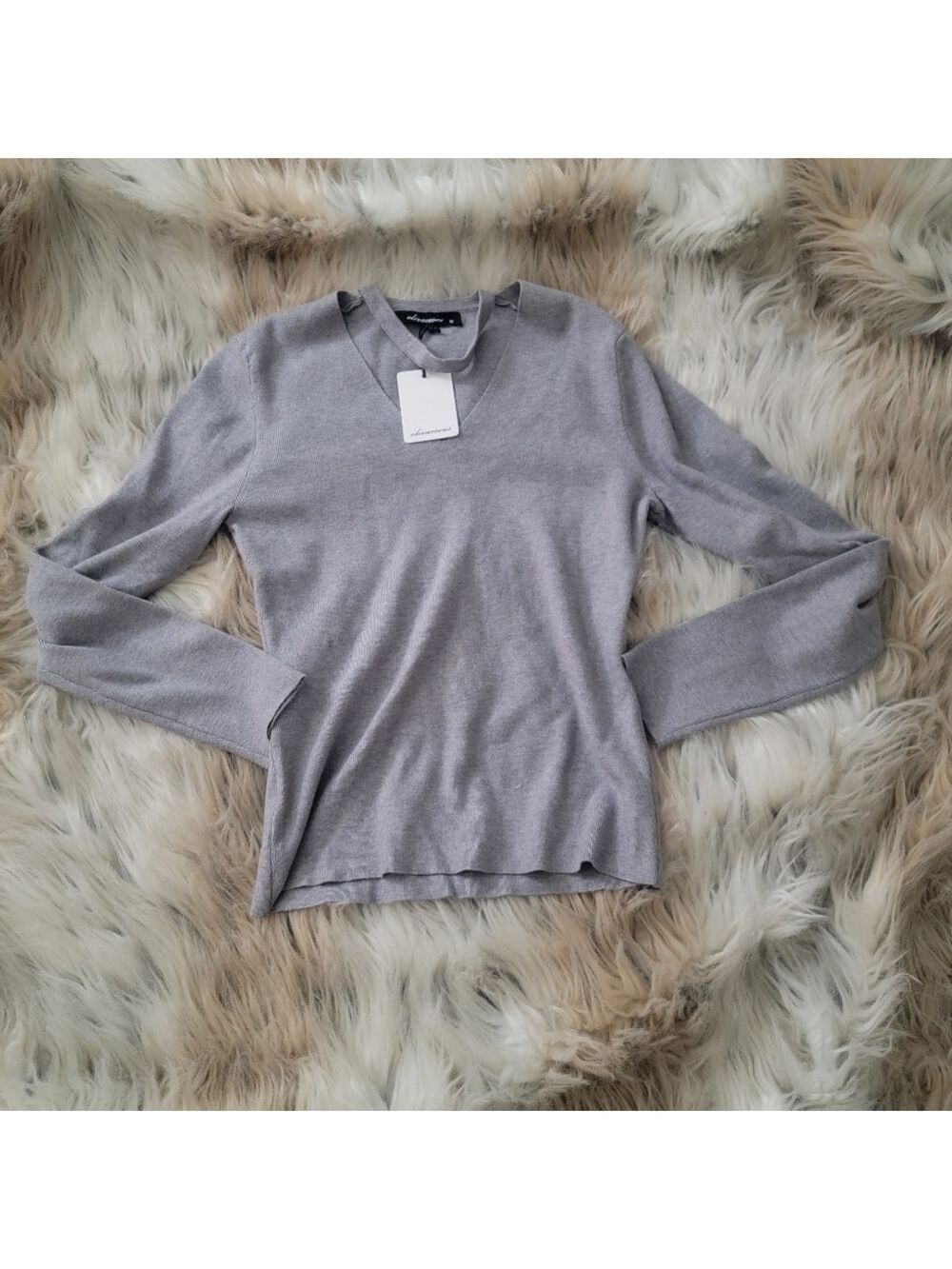 Olivaceous Grey Cashmere Sweater